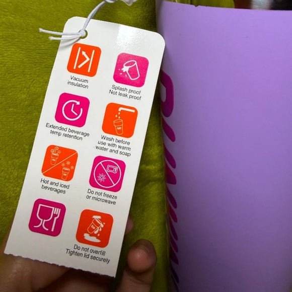 ๐ Purple Dunkin Donuts 24 OZ Insulated Tumbler ๐ - Picture 5 of 7